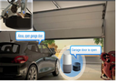 Tuya WiFi Switch Garage Door Controller Smart Door Opener Work with Alexa Google Home Smart Life Tuya APP Control No Hub Require