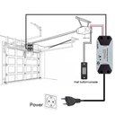 Tuya WiFi Switch Garage Door Controller Smart Door Opener Work with Alexa Google Home Smart Life Tuya APP Control No Hub Require