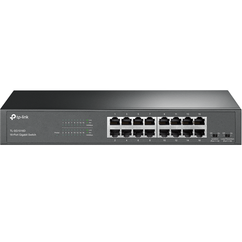 TP-Link: 16-Port Gigabit Desktop/Rackmount Switch, 2 Years Warranty