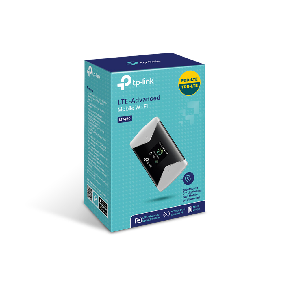 TP-Link: M7450 300Mbps LTE-Advanced Mobile Wi-Fi