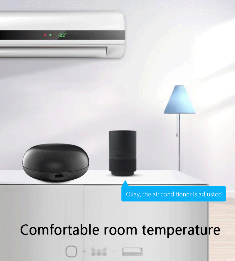 WiFi IR Remote For Smart Home APP SmartLife Remote Control For TV DVD AUD AC Remote Works with Alexa Google Home Yandex Alice, 6 Months Warranty