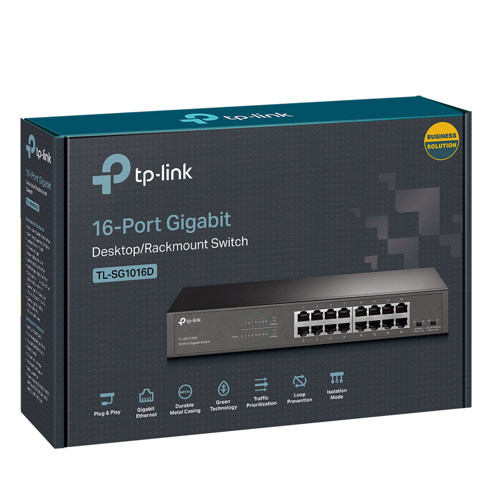 TP-Link: 16-Port Gigabit Desktop/Rackmount Switch
