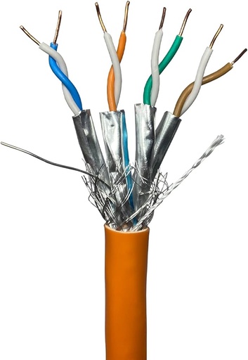 CAT7A S/FTB 300M Double Shielded Lan Cable Full Copper 0.58MM