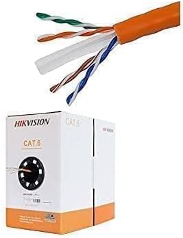 CAT6 CABLE HIKVISION 23AWG 305M-HIK140 (ORANGE)